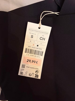 Leggings cortos Oysho negros talla S sin estrenar