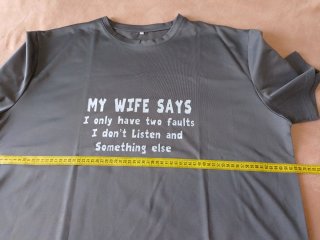 Camiseta hombre mensaje XXXL