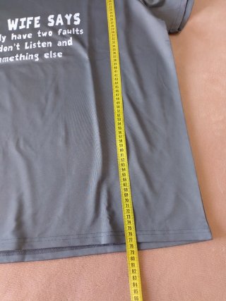 Camiseta hombre mensaje XXXL