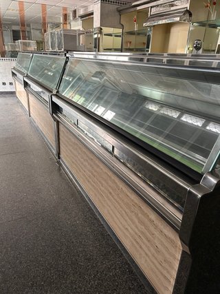 Mostrador refrigerado heladería