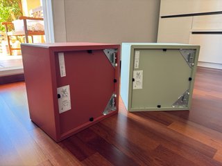 Cubos Estantería Ikea.