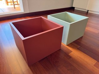 Cubos Estantería Ikea.