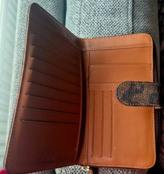 Cartera Tous Billetera Marrón y Negra