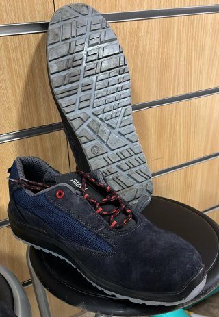 Zapatos WORK BODY negros y azules