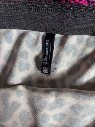 Falda leopardo Stradivarius