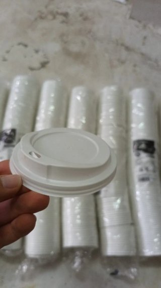 Vasos de papel 720uds + 800 tapas (400ml)