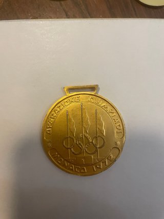 3 Medaglie Olimpiadi Monaco 1972 Dorate
