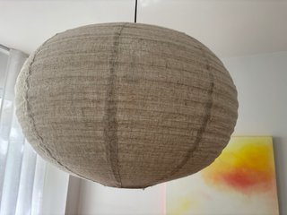Pantalla Lámpara Techo Lino Zara Home Beige