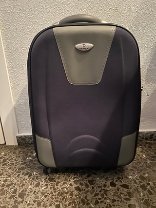Maleta Tango azul y gris