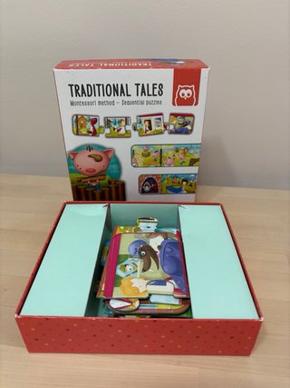 Puzzle Montessori Cuentos Tradicionales