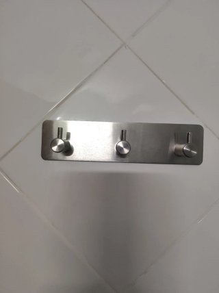 Colgador de pared acero inoxidable