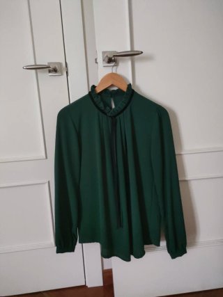 Blusa verde mujer