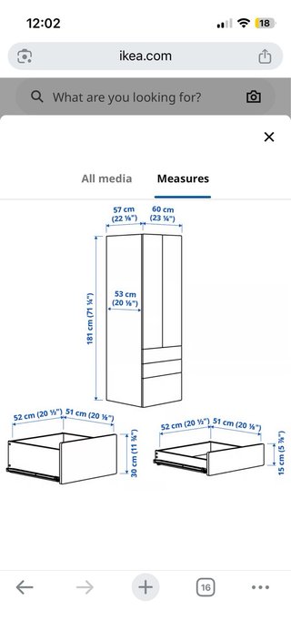 Armario infantil Ikea SMÅSTAD / PLATSA