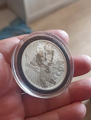 Onza Tuvalu 2021 Hades Moneda Plata