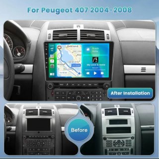 Radio Android 15 Peugeot 407 (2004-2008)