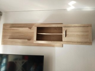 Mueble de salón modular madera
