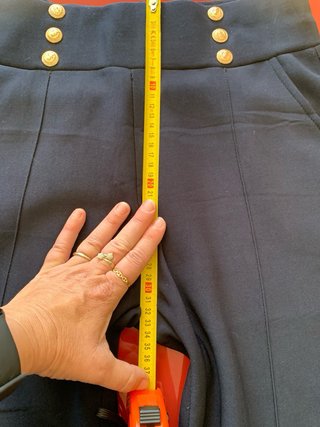 Pantalones pitillo térmicos azul marino
