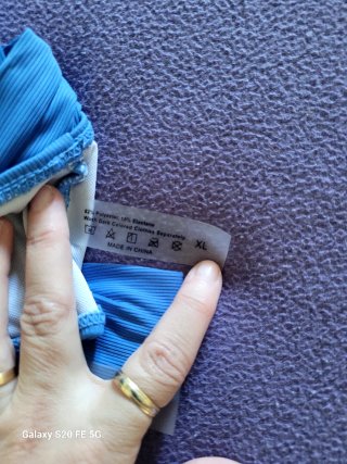 Bikini azul completo xl