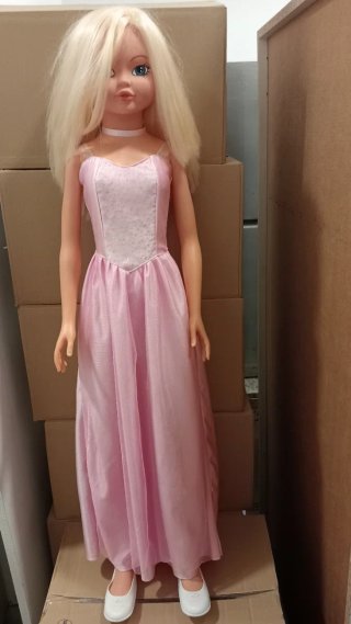 Muñeca Nancy Grande Vestido Rosa