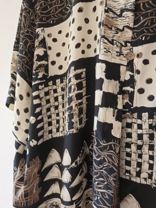 Camisa vintage estampada T.60 El Corte Inglés