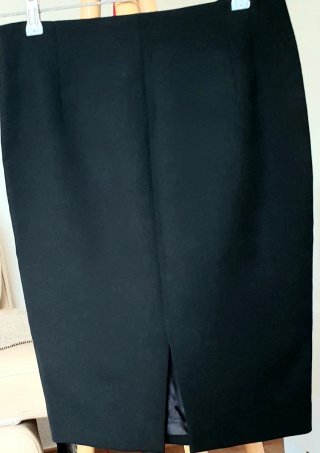 Falda tubo negra Zara Talla M