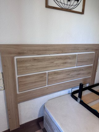 Cabezal de cama 150cm madera