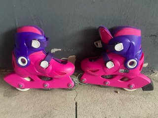 Patines rosas y morados talla 26-28