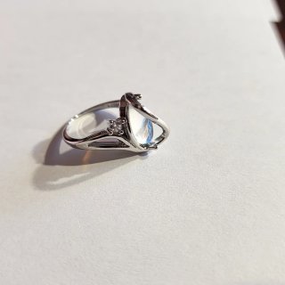 Anillo Plata 925 Ópalo Azul