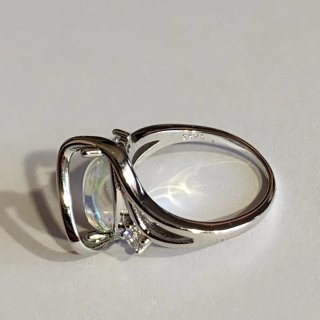 Anillo Plata 925 Ópalo Azul