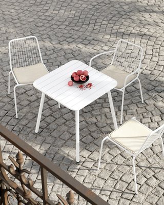 Mesa y Sillas Terraza Naranja