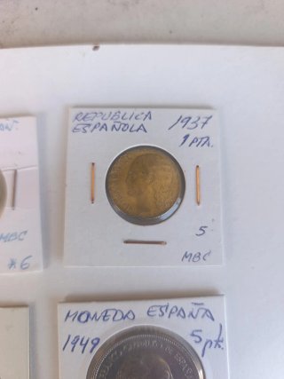 Lote Monedas España: República y Estado Español