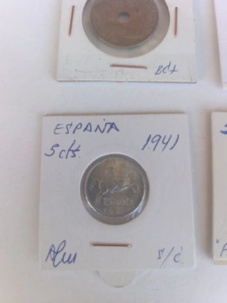 Lote Monedas España: República y Estado Español