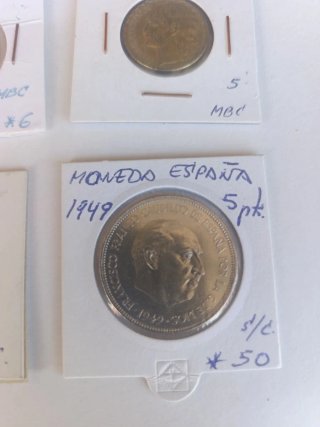 Lote Monedas España: República y Estado Español