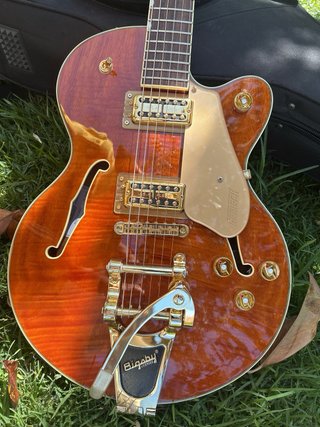 Gretsch Broadkaster JR Flame Okoume Guitarra
