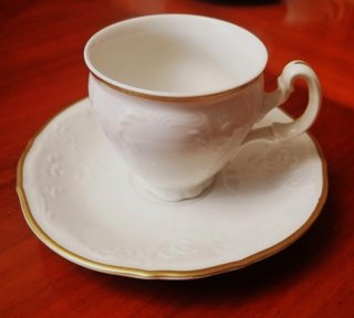 JUEGO DE TÉ/CAFÉ DE PORCELANA FINA DE BOHEMIA LC