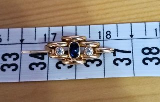 Pendiente suelto oro 18k