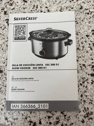 Olla Cocción Lenta SilverCrest