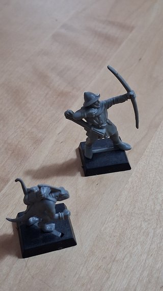 Lote 4 Figuras Warhammer Arqueros