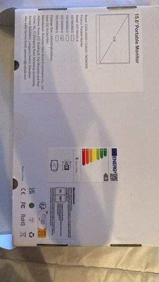 Monitor Portátil 15,6 pulgadas