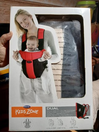 Mochila Portabebé Jane Kids Zone Dual Roja