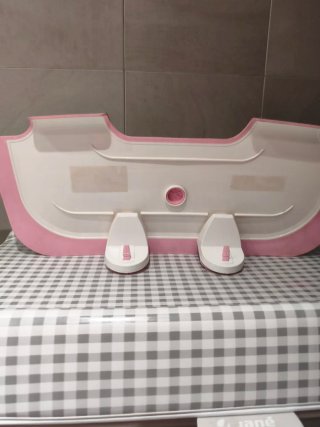 BabyDam reductor bañera rosa