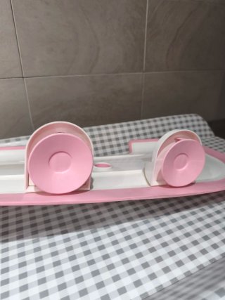 BabyDam reductor bañera rosa