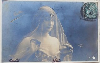 Postal Francesa ZiSKA Artista