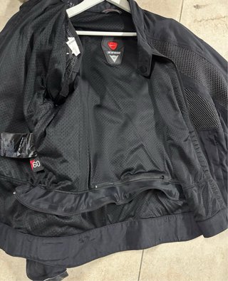 Chaqueta Dainese Moto Negra Malla talla 60
