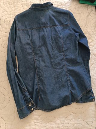 Camisa vaquera azul