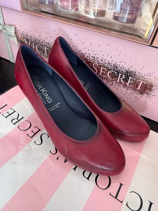 Zapatos de tacón Dorking rojos