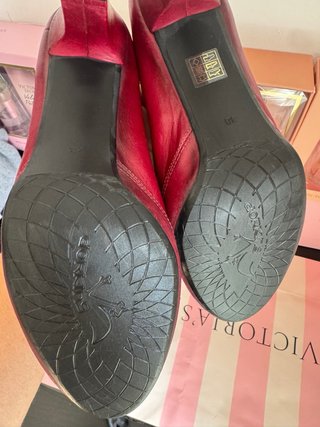 Zapatos de tacón Dorking rojos