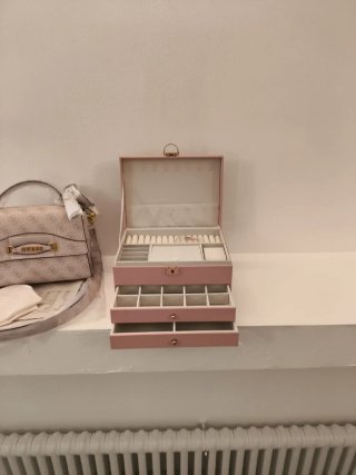 Portagioie grande Guess rosa