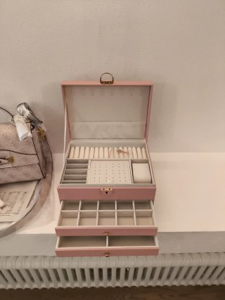 Portagioie grande Guess rosa