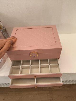 Portagioie grande Guess rosa